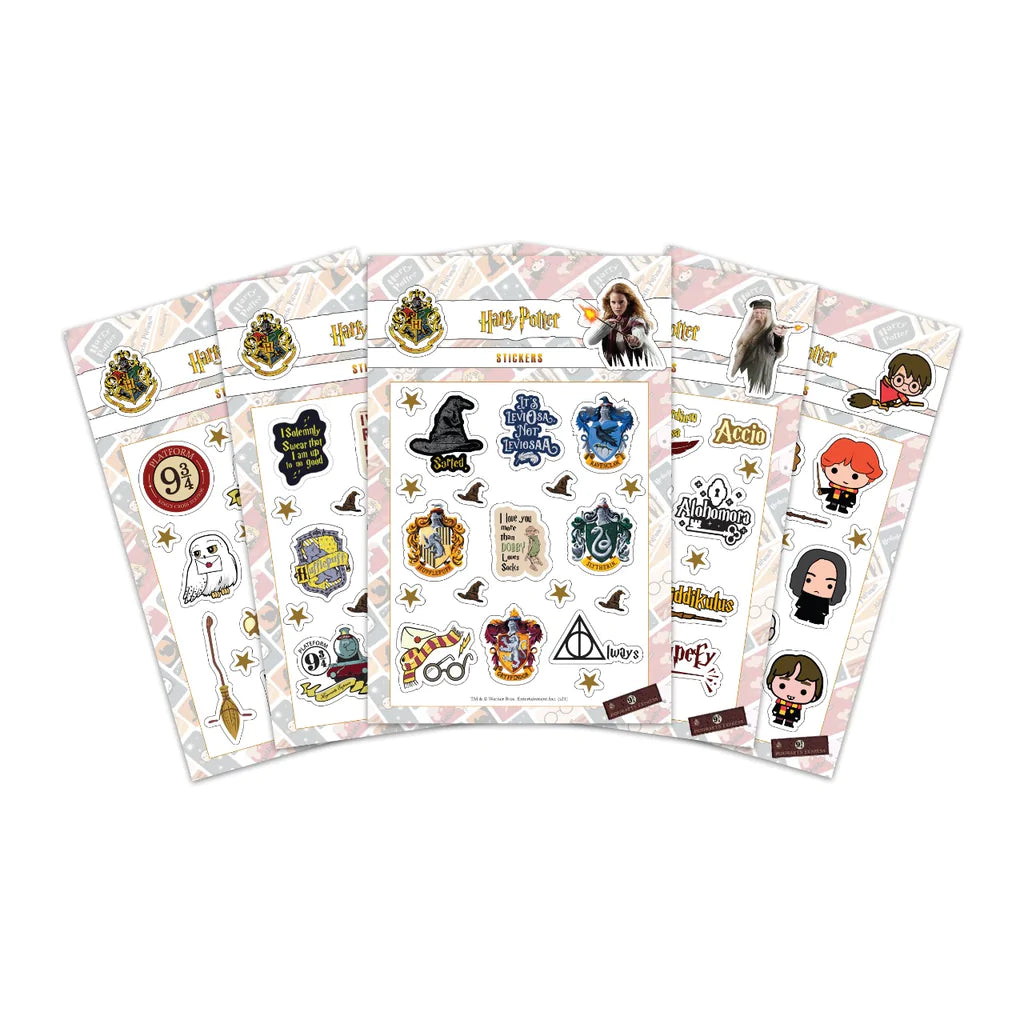 HARRY POTTER - SET OF 5 VINYL STICKER SHEETS - ThePeppyStore