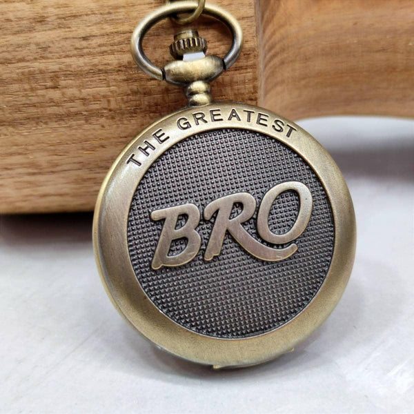 Bro Pocket Watch with keychain - ThePeppyStore
