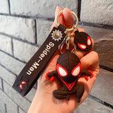 Spiderman Silicon Keychain + Bag Charm with Strap - ThePeppyStore