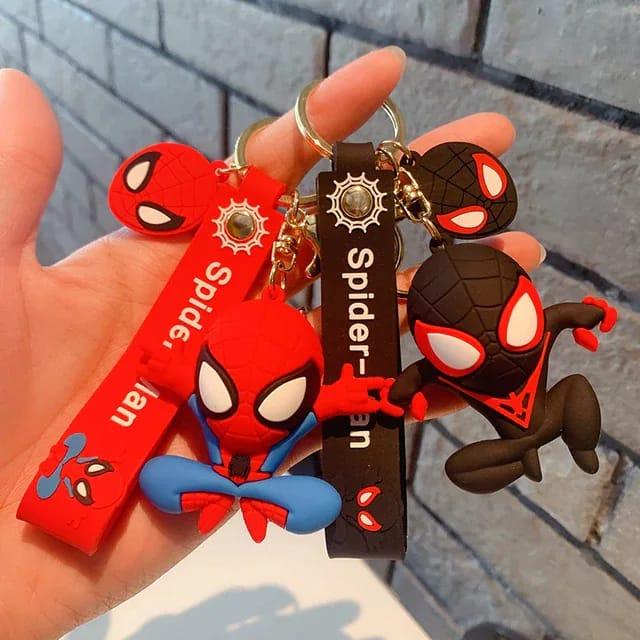 Spiderman Silicon Keychain + Bag Charm with Strap - ThePeppyStore