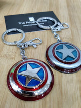 Captain America Keychain + Bag Charm (Select From DropDown Menu) - ThePeppyStore