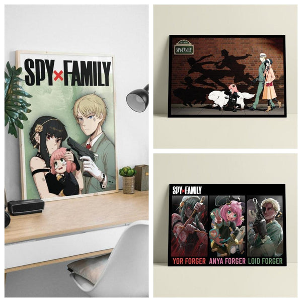 Spy X Family Wall Posters (Select From Drop Down Menu) - ThePeppyStore