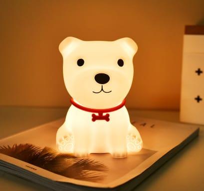 Cute Puppy Silicon Touch Lamp - ThePeppyStore