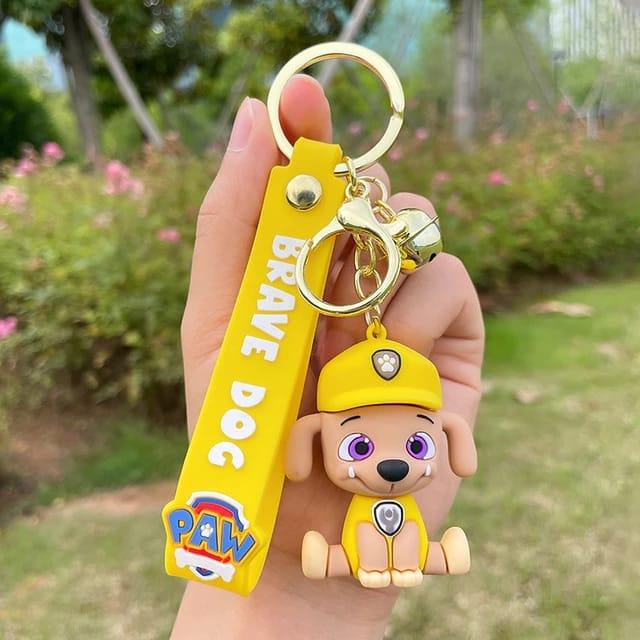 Dog Silicon Keychain with Bagcharm and Strap (Select From Drop Down Menu) - ThePeppyStore