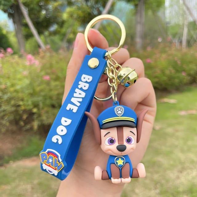 Dog Silicon Keychain with Bagcharm and Strap (Select From Drop Down Menu) - ThePeppyStore