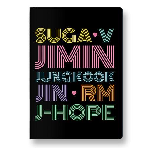 BTS Character Name Pocket Diary - ThePeppyStore