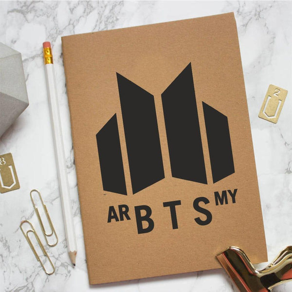 BTS Army Kraft Notebook - ThePeppyStore