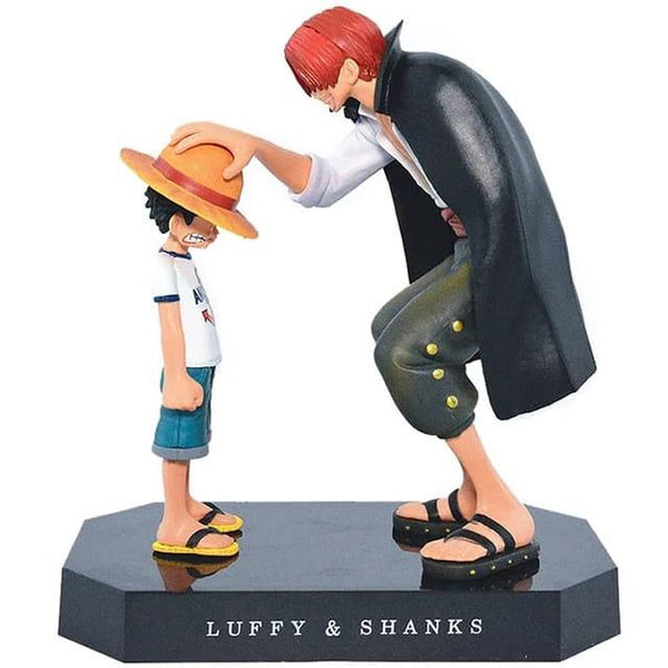 One Piece Monkey D'Luffy And Shanks Figure (18 cm) - ThePeppyStore