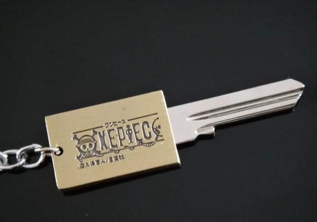 One Piece Wanted Metal Keychain - ThePeppyStore