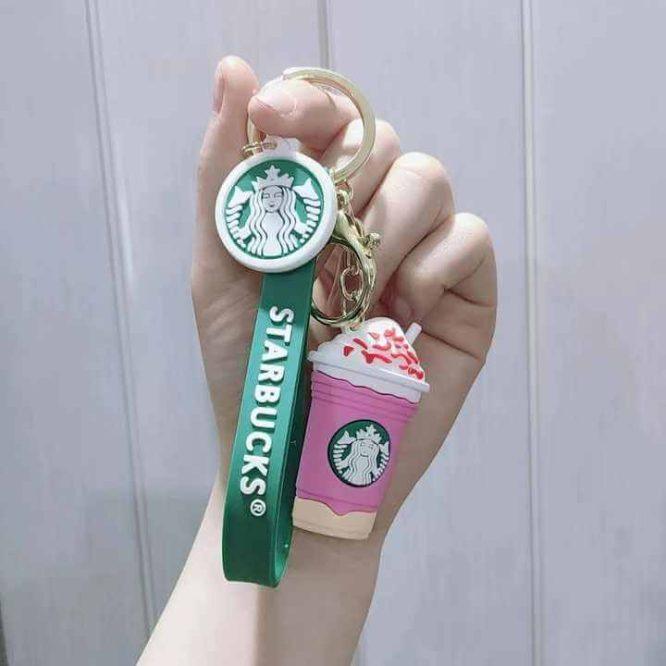 Cute Coffee Cup Keychain + Bag charm + Strap (Choose from Drop Down Menu) - ThePeppyStore