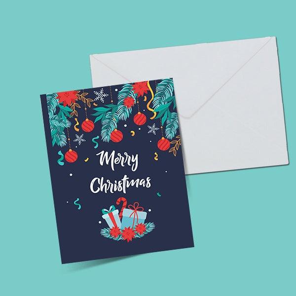 Merry Christmas Greeting Card - ThePeppyStore