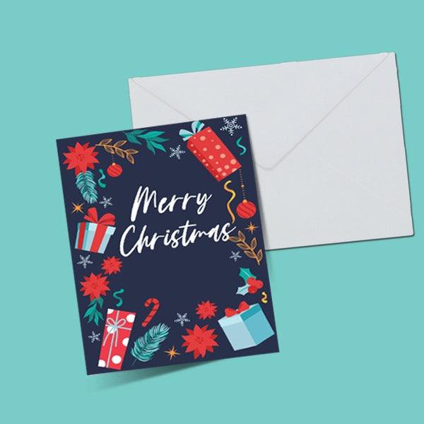 Merry Christmas Greeting Card - ThePeppyStore