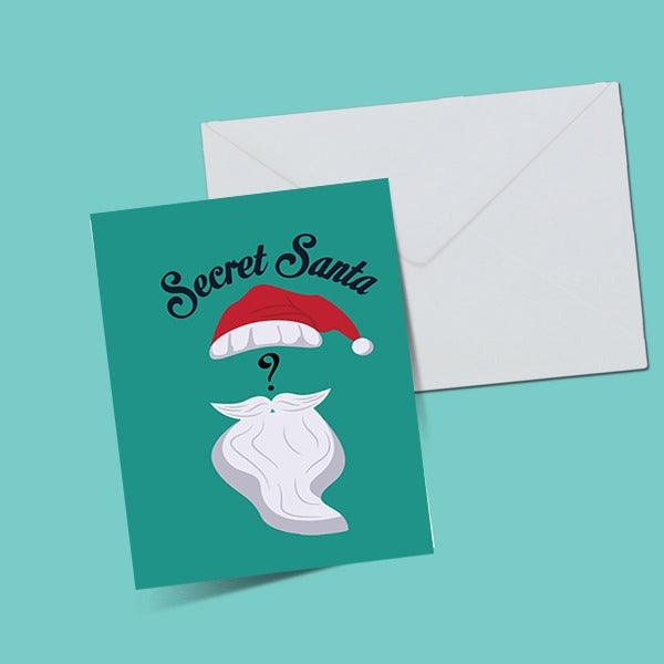 Secret Santa Greeting Card - ThePeppyStore