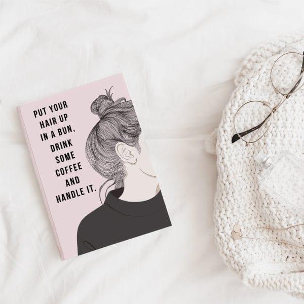 Bun and Coffee  Softcover Notebooks - ThePeppyStore