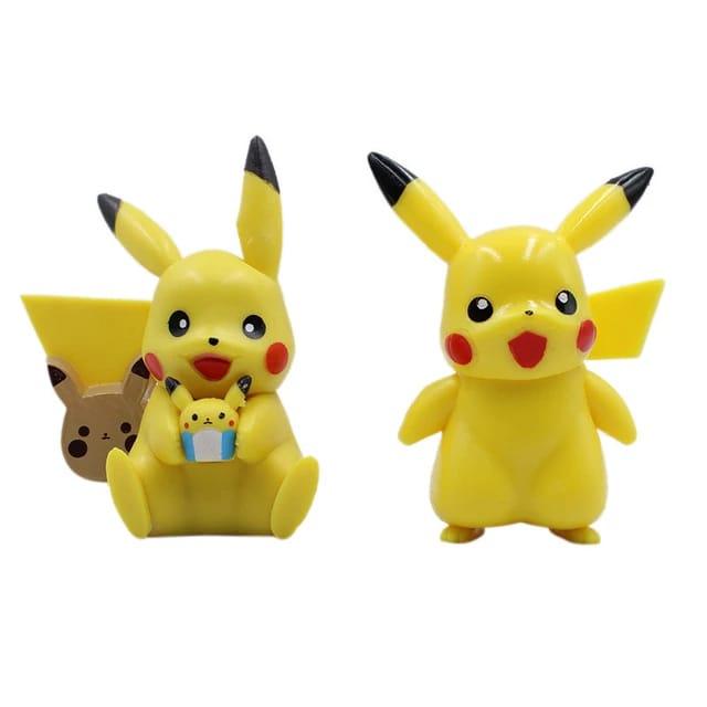 Pikachu Figure Set of 4Pcs - 8-9cm - ThePeppyStore