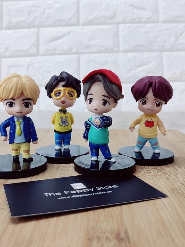 BTS Tiny Tan Miniature Set of 4 - ThePeppyStore