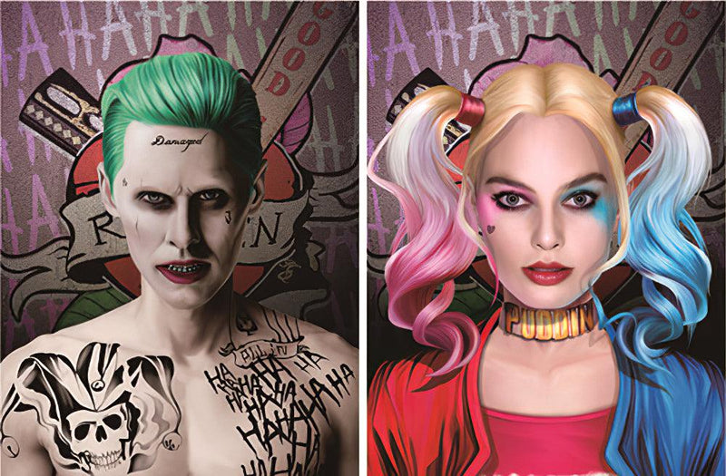 Joker And Harley Quinn 3D Poster - ThePeppyStore