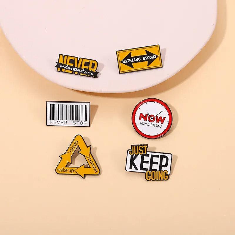 Motivational Pins - ThePeppyStore