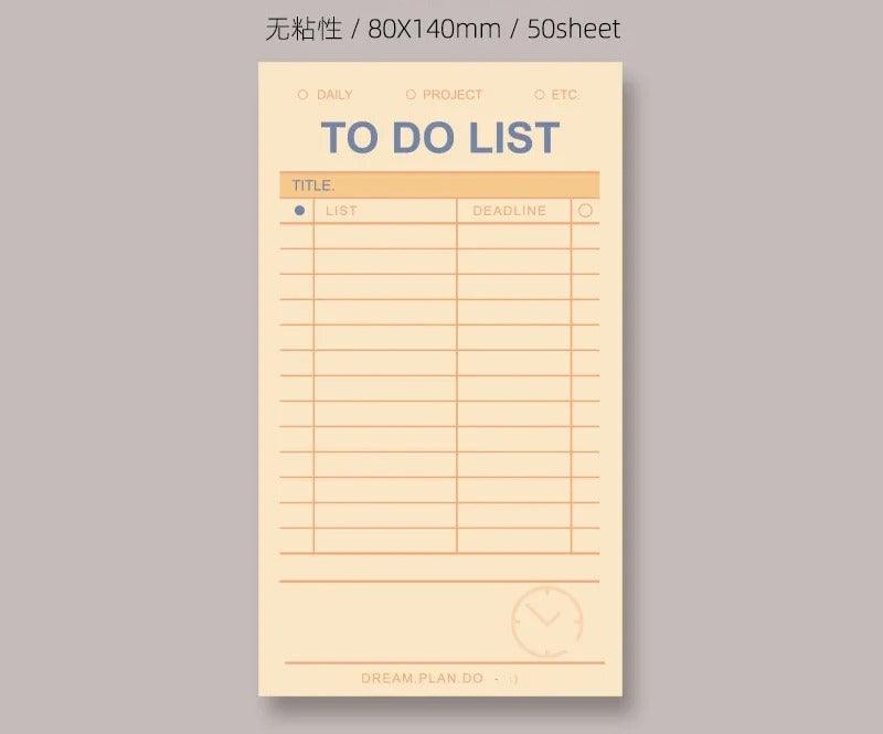 To Do List Notepad - ThePeppyStore