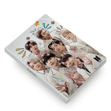 BTS All Characters Face Soft Cover Notebook - ThePeppyStore