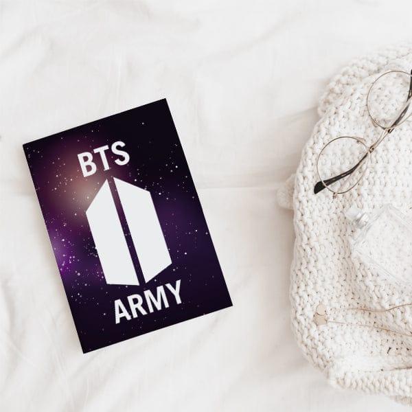BTS Army Soft Cover Notebook - ThePeppyStore