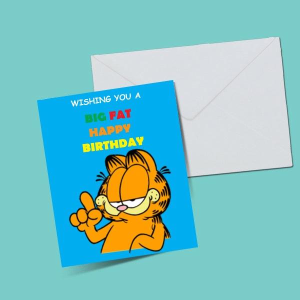 Garfield - Big Fat Birthday Greeting Card - ThePeppyStore