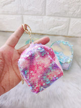 Quirky Mini Coin Pouch With Keychain and Bagcharm (Select From Drop Down Menu) - ThePeppyStore