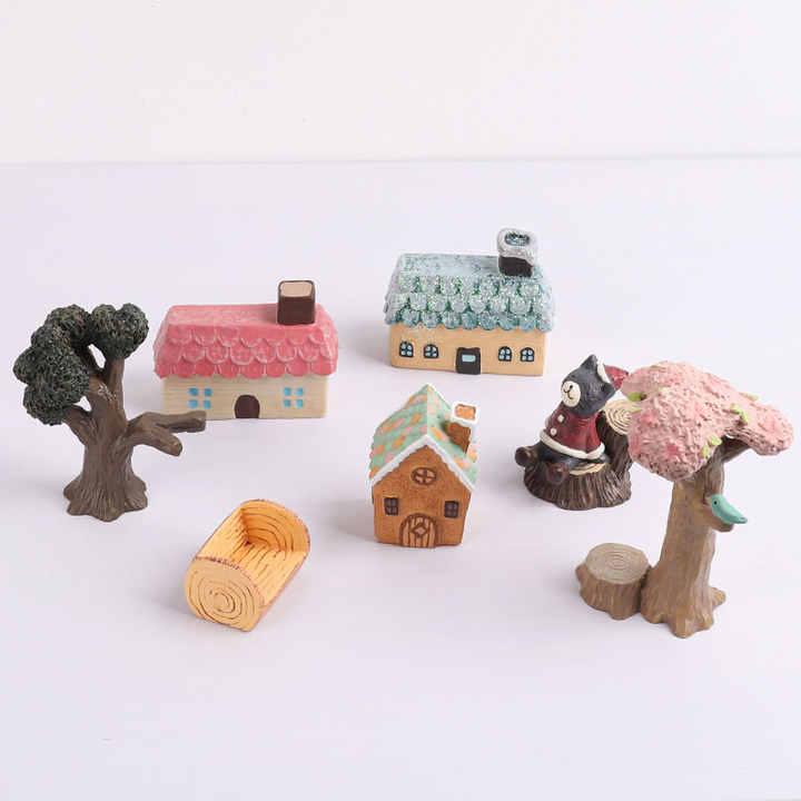 Decorative House Showpieces - Set of 3 - ThePeppyStore