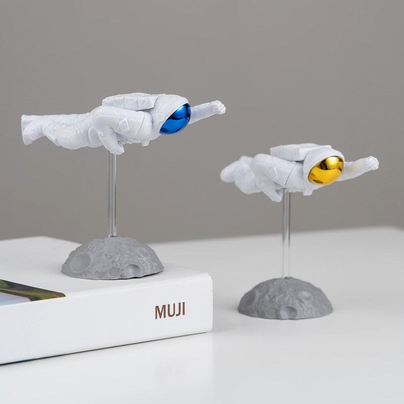 Flying Astronaut Desk Figure / Paper Weight (Select rom Drop Down Menu) - ThePeppyStore