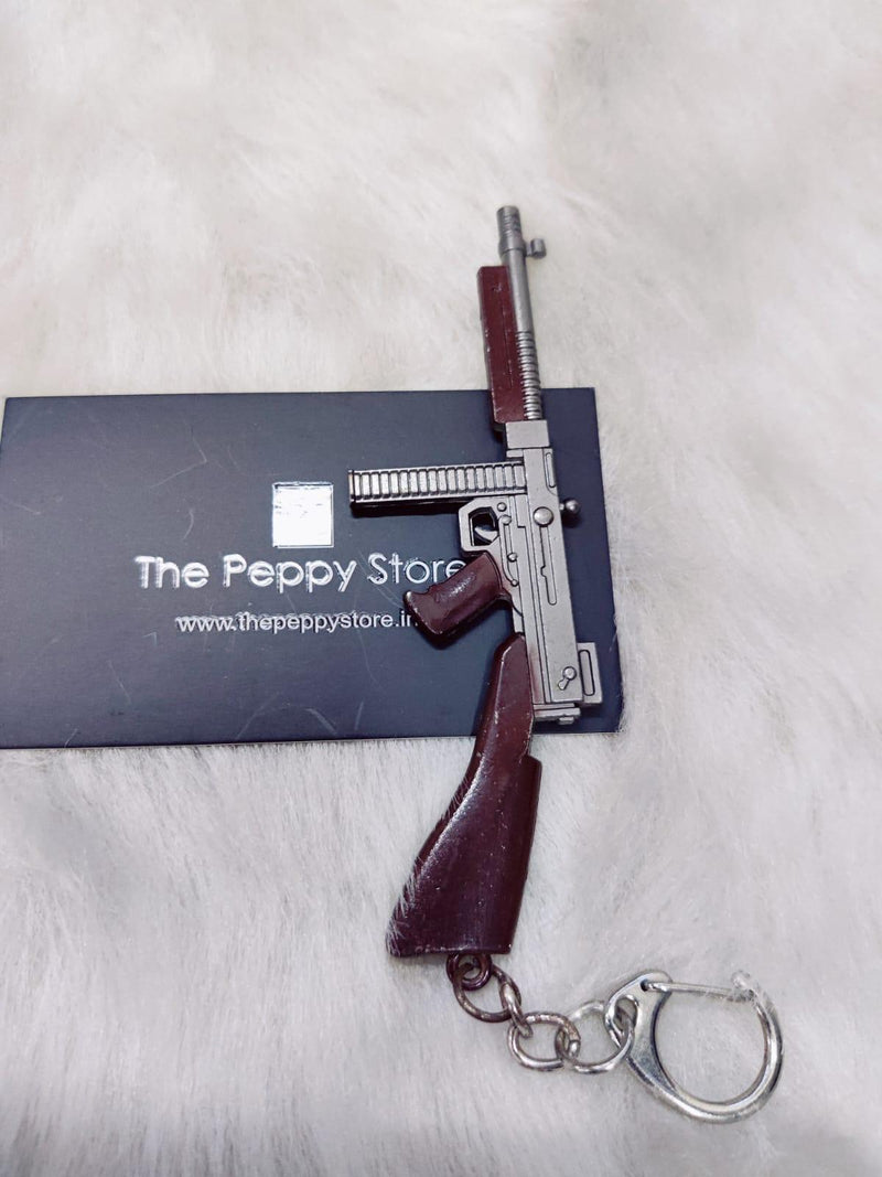 PUBG Metal Keychain With Bagcharm - ThePeppyStore