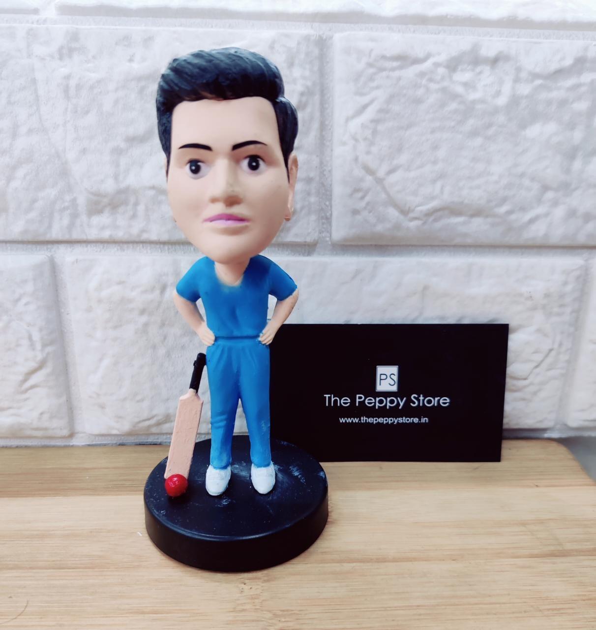 Cricketer Bobblehead - ThePeppyStore