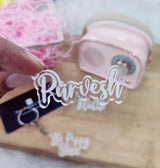 Personalised Acrelic Name Keychains - Engraved ( Prepaid orders Only) - ThePeppyStore