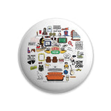 Friends Badges Combo Pack of 4 Badges - ThePeppyStore