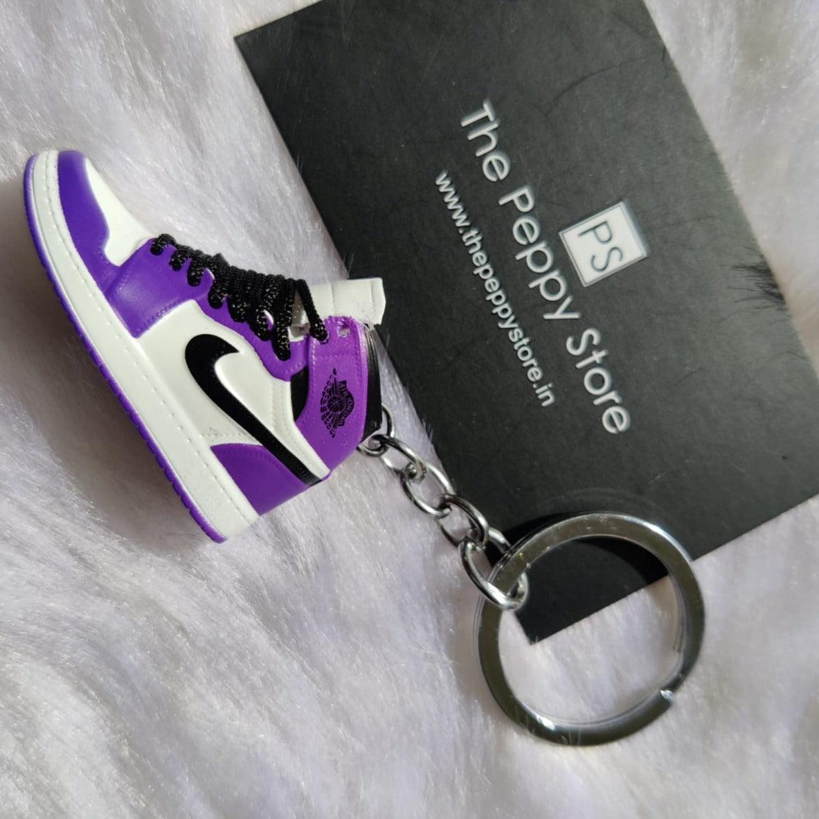 3D Sneaker Keychain - Purple - ThePeppyStore