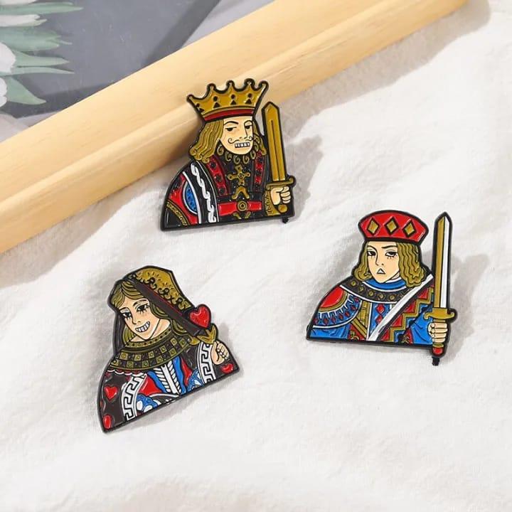 Baadshah And Begum Pins (Set Of 2) - ThePeppyStore