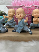Monk Desk Figures Set of 4 - 7 cm - ThePeppyStore