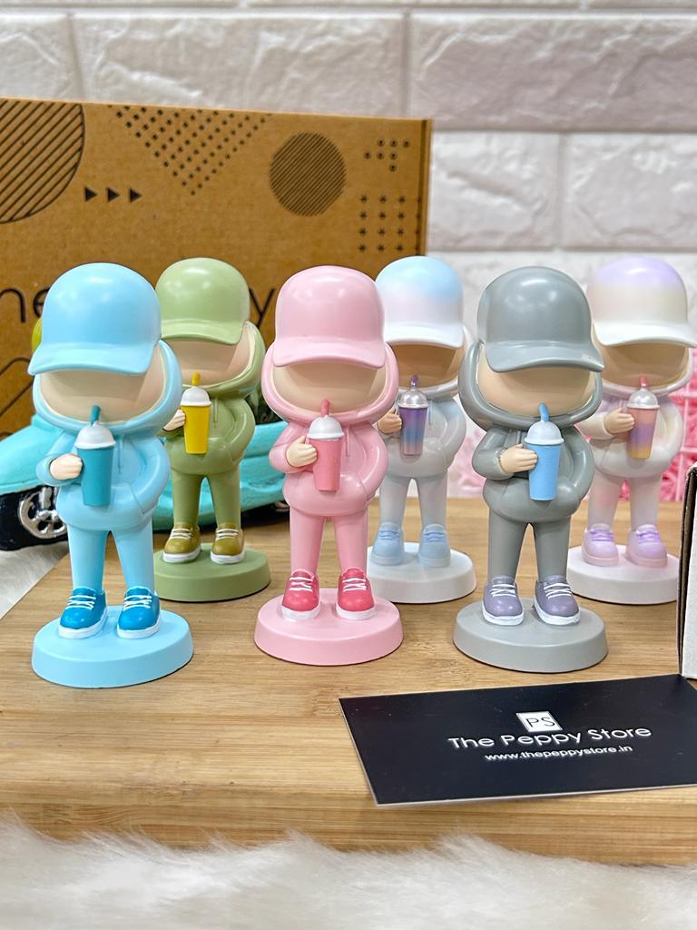 Boy With Cap Standing Figure - 11 cm - (Select From Drop Down Menu) - ThePeppyStore