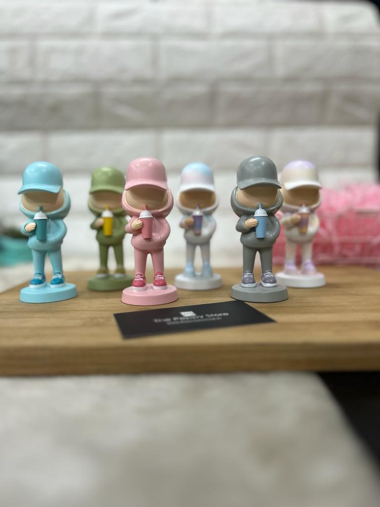 Boy With Cap Standing Figure - 11 cm - (Select From Drop Down Menu) - ThePeppyStore