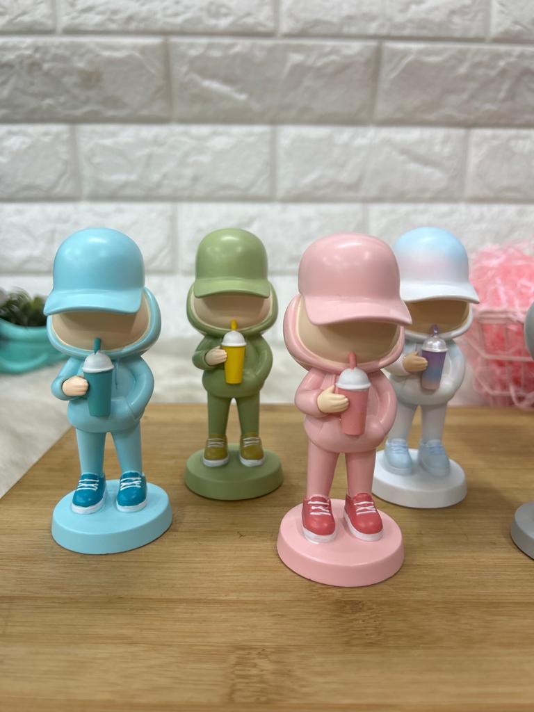 Boy With Cap Standing Figure - 11 cm - (Select From Drop Down Menu) - ThePeppyStore