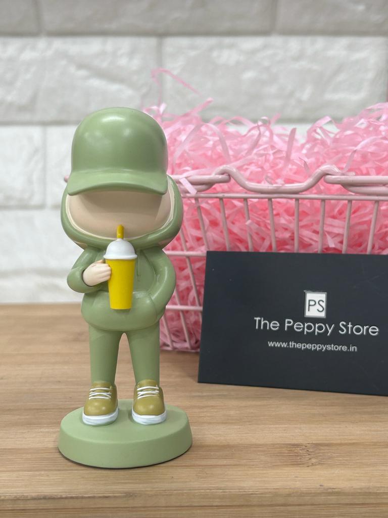 Boy With Cap Standing Figure - 11 cm - (Select From Drop Down Menu) - ThePeppyStore