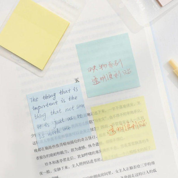 Transparent Sticky Note (Select From Drop Down Menu) - ThePeppyStore