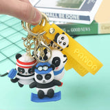 Panda Keychain With Bagcharm And Strap (Choose From Drop Down Menu) - ThePeppyStore