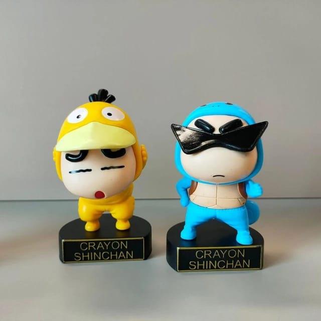 Shinchan Figure Set of 5 - Pokemon's Version - ThePeppyStore