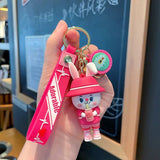 Cute Animal Silicon Keychain With Bagcharm and Strap (Select From Drop Down Menu) - ThePeppyStore
