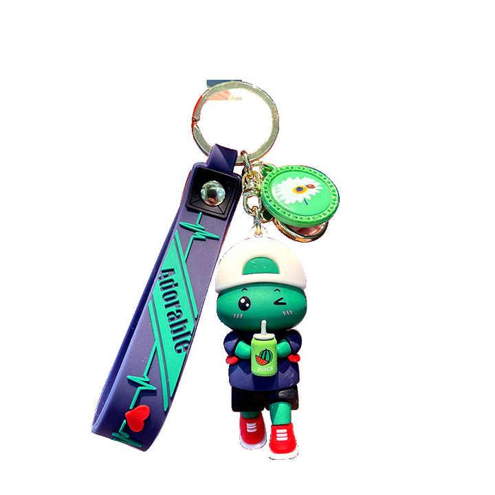 Cute Animal Silicon Keychain With Bagcharm and Strap (Select From Drop Down Menu) - ThePeppyStore