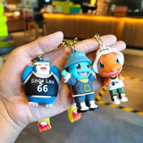 Pokemon Keychain With Bagcharm and Strap (Select From Drop Down Menu) - ThePeppyStore