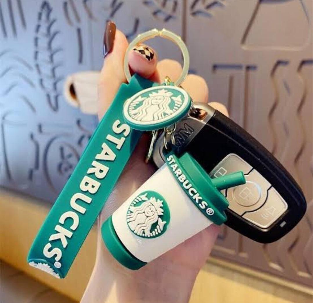 Cute Coffee Cup Keychain + Bag charm + Strap ( Choose from Drop Down Menu) - ThePeppyStore