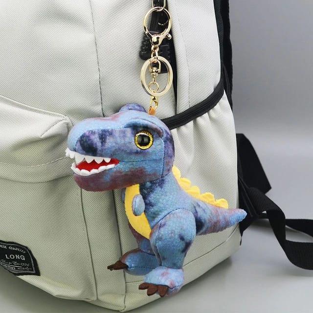 Cute Dinosaur Keychain With Bagcharm (Select From Drop Down Menu) - ThePeppyStore