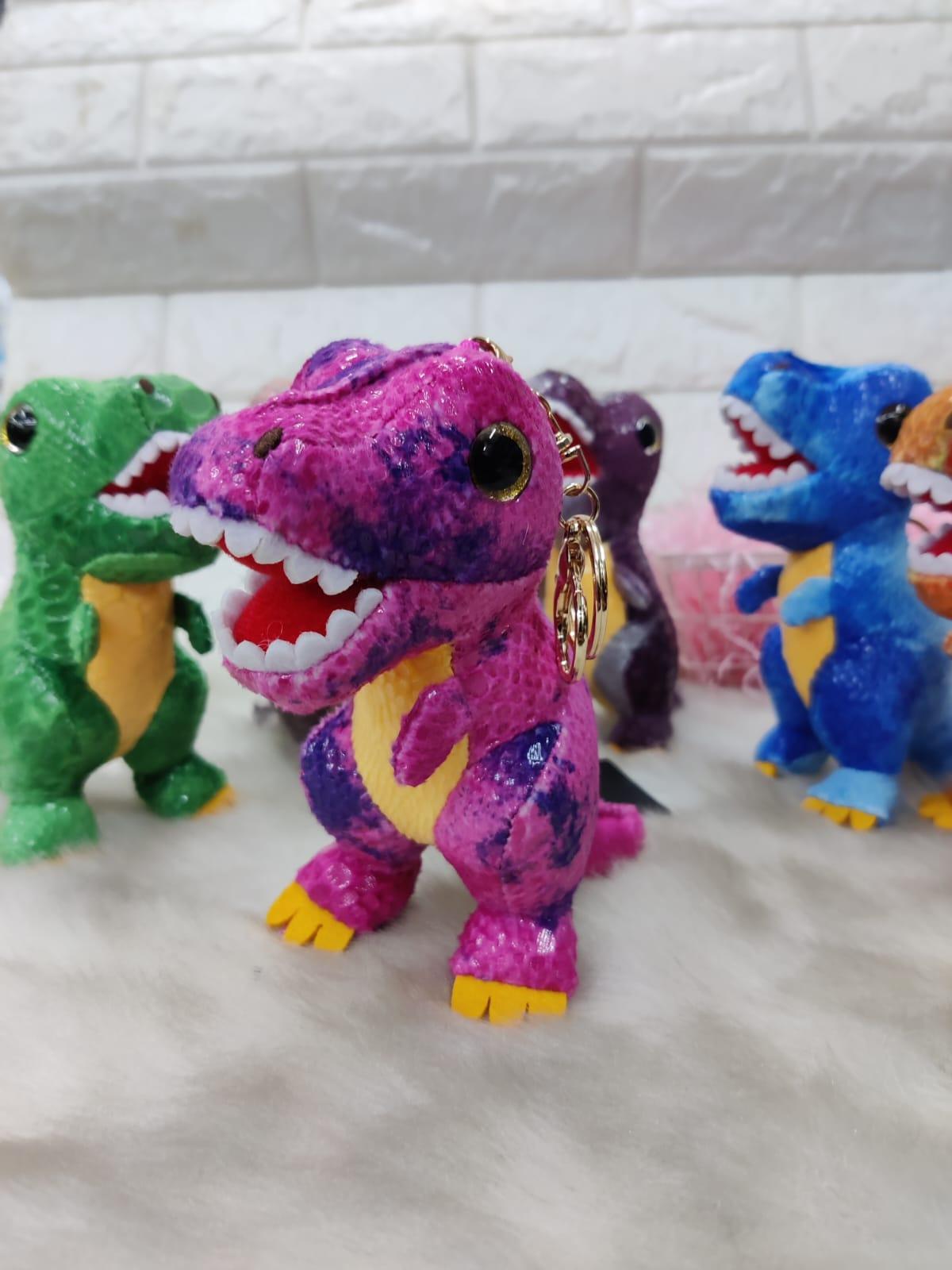 Cute Dinosaur Keychain With Bagcharm (Select From Drop Down Menu) - ThePeppyStore