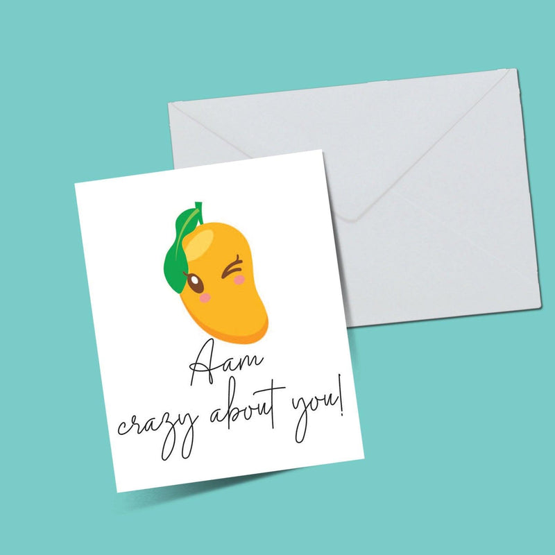 Aam Crazy about you Card - ThePeppyStore